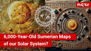 FACT CHECK Viral Images Show 6000YearOld Maps of our Solar System Made by Sumerian Civilisation [upl. by Celio]