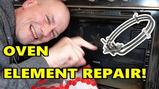 Replace A Range Oven Heating Element [upl. by Atiragram172]