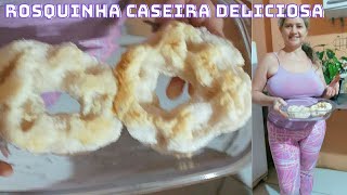 RECEITA DE ROSQUINHA CASEIRA COM COCO [upl. by Laetitia]