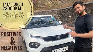 Tata Punch 23000km Long term Review  Positives amp negatives  Punch ka full review [upl. by Chernow652]