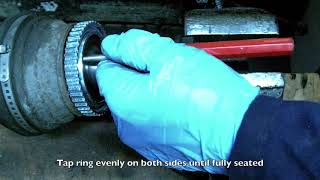 SAAB 9000 Reluctor Ring Replacement [upl. by Eelinej133]