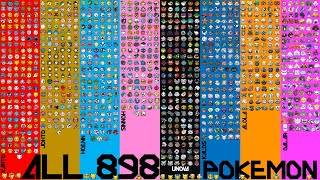 All 898 Pokémon [upl. by Horatio]