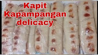 Kapit  Kalamay Kapit  Kakanin  Kapampangan delicacy made [upl. by Noeruat]