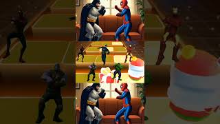 Fat Batman 🆚️ Fat Spiderman Transformation Coffin Dance 🕺 Tiles Hop coffindance shorts tileshop [upl. by Stephan]