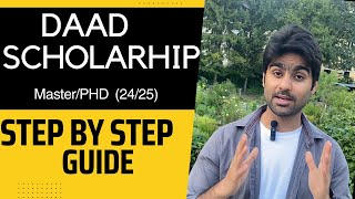 DAAD Fully funded Scholarship in Germany step by step guide  Germany DAAD Scholarship [upl. by Grogan789]