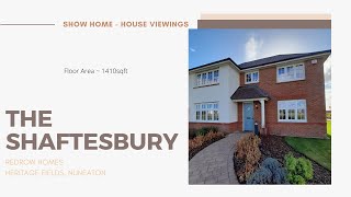 New Build  Show Home Tours  The Shaftesbury  Redrow Homes  Heritage Fields Nuneaton UK [upl. by Nirrak]