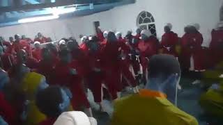 Zion choir with red uniform Mhlonishwa [upl. by Settle]