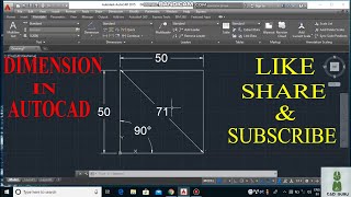 How to edit dimension in autocad 2020 [upl. by Adiraf]