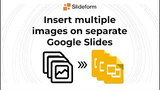 How to insert multiple images on separate slides in Google Slides [upl. by Arianie628]