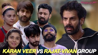 Bigg Boss18 Lousy Torture Task• KVM vs RajatVivian Group Review  Jeevika biggboss18 biggboss [upl. by Divod]