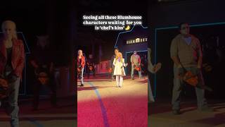 Blumhouse HHN hhn halloweenevent scary halloweenhorrornights universalstudios spookyshorts [upl. by Nylinej458]