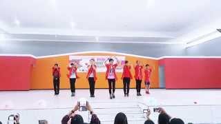 Special Perf 08112015 MAC GRECON cover SNSD  LION HEART KPOPZONE BJN 2015 [upl. by Wanids]