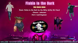 Fishin In The Dark Line Dance Demo [upl. by Jaime744]