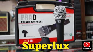 Microfone Superlux PRA D1 é bom 🤔 [upl. by Tiffy872]