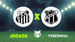 SANTOS 1 X 0 CEARÁ  VOZÃO PERDE E SEGUE FORA DO G4  22102024 [upl. by Hiltan]