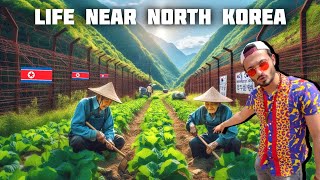 Hidden village just meters from NORTH KOREA 🇰🇵 [upl. by Alla]