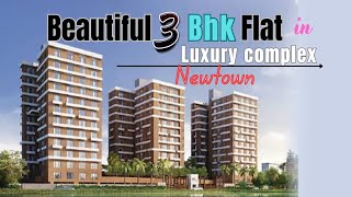 3bhk flat in premium luxury complex in Newtown Kolkata action area 1 [upl. by Gregoor965]