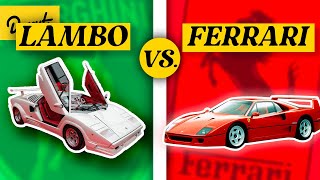 Ferrari Vs Lamborghini  The Rivalry EXPLAINED [upl. by Acey]