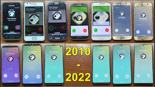 Samsung Galaxy S1–S22 Incoming Call Evolution 2010–2022 [upl. by Idnim365]