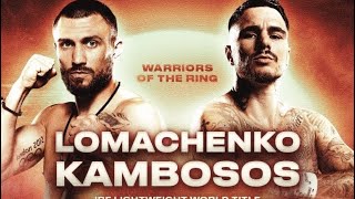 Vasily Lomachenko vs George Kambosos fight preview and prediction [upl. by Einreb694]