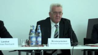 Ministerpräsident Winfried Kretschmann besucht Heidenheim [upl. by Delaney577]