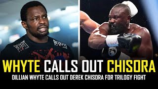 DEREK CHISORA amp DILLIAN WHYTE BOTH KEEN ON TRILOGY [upl. by Acassej]