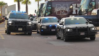 FLORIDA HIGHWAY PATROL ESCORT 10 UNITS W Clearwater PD [upl. by Oremor]