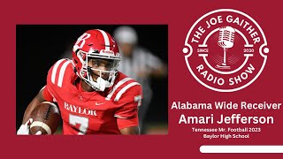 Amari Jefferson Alabama Freshman Receiver on The Joe Gaither Show  Saturday Feb 3 2024 [upl. by Engle]