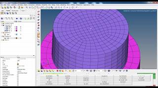 Abaqus Pre tension bolt load analysis using hypermesh [upl. by Eillo]