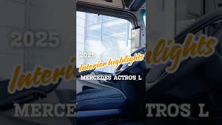 2025 Mercedes Actros L Interior highlights✔️ mercedesactrosl [upl. by Yereffej]