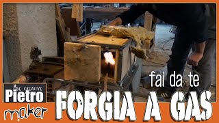 ✔️ Come Costruire una Forgia a gas per il FERRO  Fai da te [upl. by Anivas766]