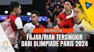 Hasil Badminton Olimpiade 2024 FajarRian Tersingkir [upl. by Ttenaej830]