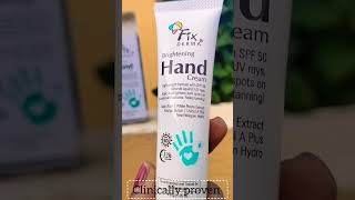 fix derma brightening hand cream review in Tamil [upl. by Karl]