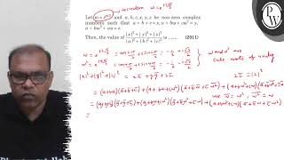 Let \ \omegaej \pi  3 \ and \ a b c x y z \ be nonzero complex P numbers such tha [upl. by Piefer31]