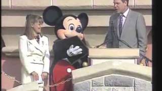 Opening Day Euro Disney April 12 1992 [upl. by Eicirtap]