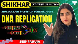 DNA Replication  Molecular Basis of Inheritance  Seep Pahuja  NEET 2024 [upl. by Arleen922]