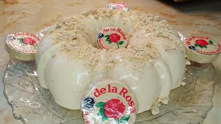 Como hacer GELATINA DE MAZAPAN receta CREMOSA Y DELICIOSA ‼️ [upl. by Odnalo]