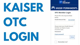 Kaiser Medline OTC Login Benefit Card Geisinger Catalog ⏬👇 [upl. by Notlok263]