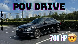 Tuned E55 AMG POV Drive [upl. by Mllly]