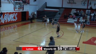 Lyman vs WaverlySouth Shore Basketball [upl. by Ramilahs]