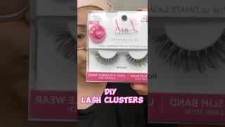 DIY Lash Clusters lashextensions lashes lashclusters makeup makeuptutorial eyelashes beauty [upl. by Ahsital]