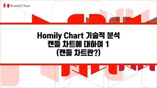 Homily Chart 기술적 분석 캔들 차트에 대하여 1 캔들차트란 [upl. by Irak]