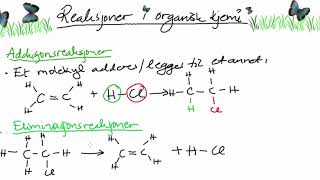 Reaksjonsmekanismer i organisk kjemi [upl. by Wildermuth]