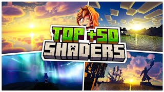 Top 50 MEJORES SHADERS para Minecraft BEDROCK 121 [upl. by Yrocal582]