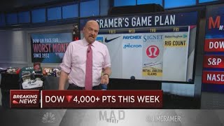 Jim Cramer previews game plan for March 23 trading week [upl. by Fatsug272]