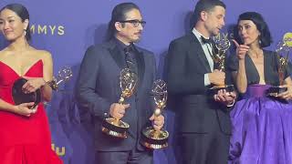 Shōgun cast and producers Best Drama Series 2024 Emmys press room interview [upl. by Aiza]