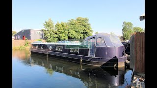 Jazzymaid  60x12ft Aintree Boats with residential mooring option [upl. by Binnings]