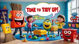 quotTime to Tidy Up  Fun Kids CleanUp Song 🎶🧸quot Fun amp Learn TV kidssongs [upl. by Macdougall]