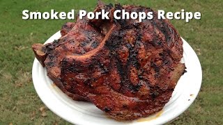 Smoked Pork Chops Recipe  How To Smoke Pork Chops Malcom Reed HowToBBQRight [upl. by Gobert]