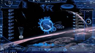 Neon Space Theme Advanced Rainmeter [upl. by Bekha]